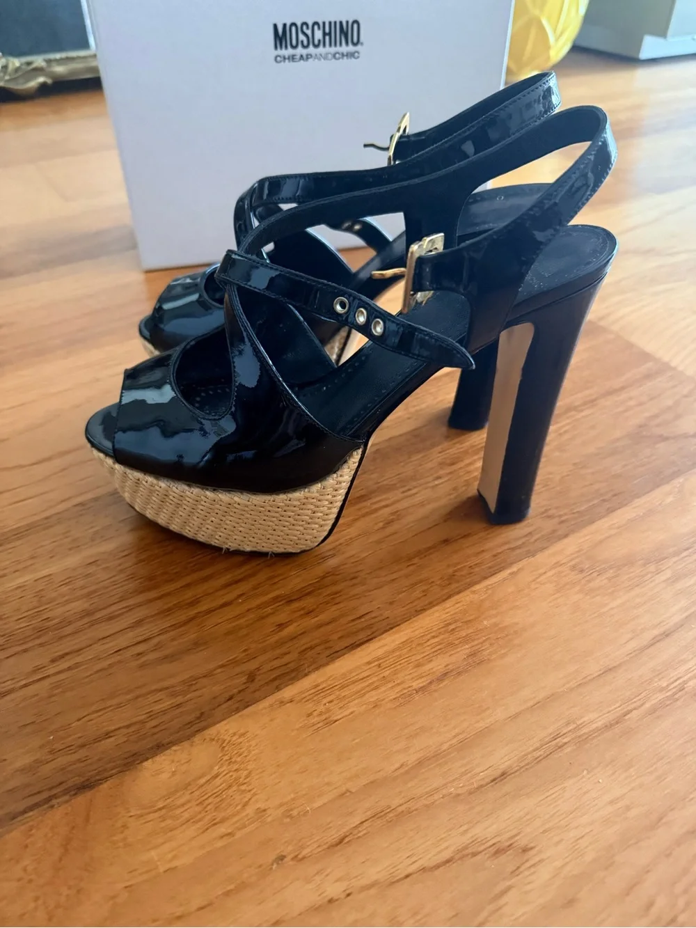 Moschino Cheap and Chic Vivian platform sandals